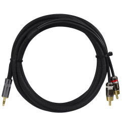 Crius Tech DRTRS-3M - 3mtr Dual RCA to Mini TRS