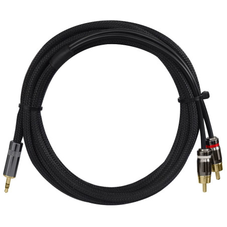 Crius Tech DRTRS-3M - 3mtr Dual RCA to Mini TRS