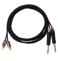 Crius Tech DRDTS-3M â€“ Dual RCA to Dual TS 3M