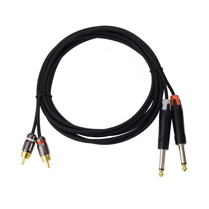 Crius Tech DRDTS-3M â€“ Dual RCA to Dual TS 3M