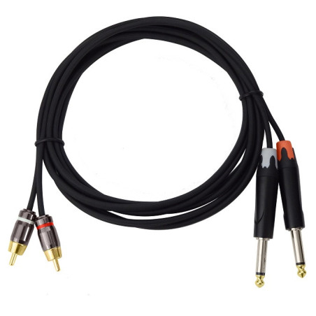 Crius Tech DRDTS-3M â€“ Dual RCA to Dual TS 3M