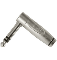 Crius Tech TRS-L90B - 90degree, 6.35mm TRS, In-Line Connector