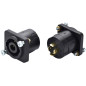 Crius Tech SP4X-PM - 4 Pole Panel Mount Speakon Connector