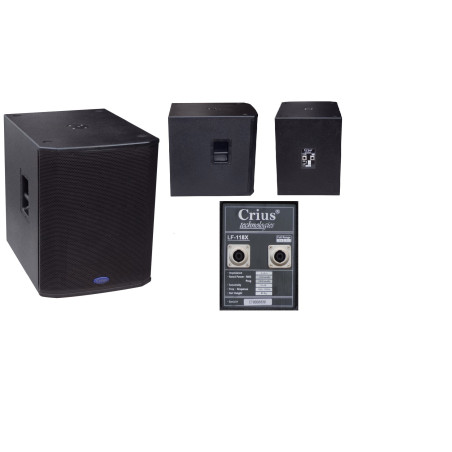 Crius Technologies LF-118X, 2400watt Subwoofer