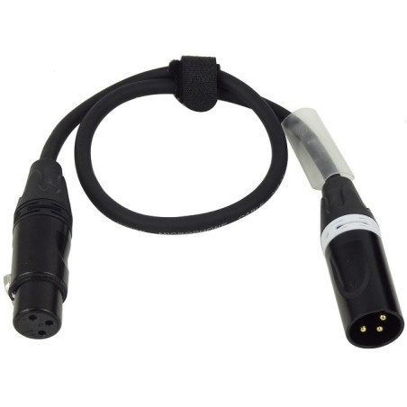 XLRG-0.5M  - 0.5mtr XLR Male to Female Mic Cable