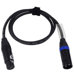 XLRG-1M - 1mtr XLR Male to Female Mic Cable