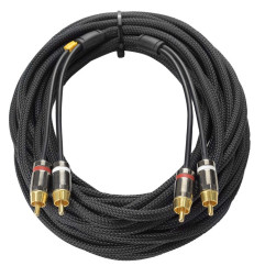 Crius Tech RCA-10M - Dual RCA to RCA Audio Cable