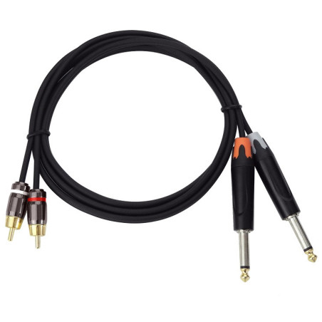 Crius Tech DRDTS-1.5M - Dual RCA to TS 1.5M