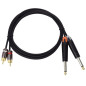 Crius Tech DRDTS-1.5M - Dual RCA to TS 1.5M