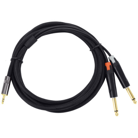 Crius Tech DTSTRS-3M - 3mtr Dual TS Jack to Mini TRS