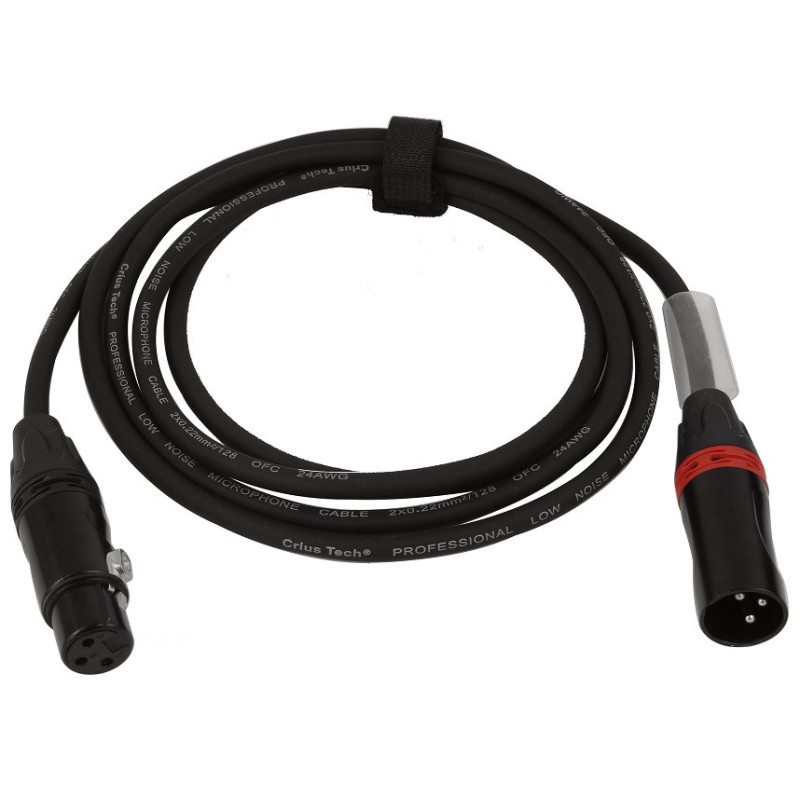 XLRG-2M - 2mtr XLR Male to Female Mic Cable