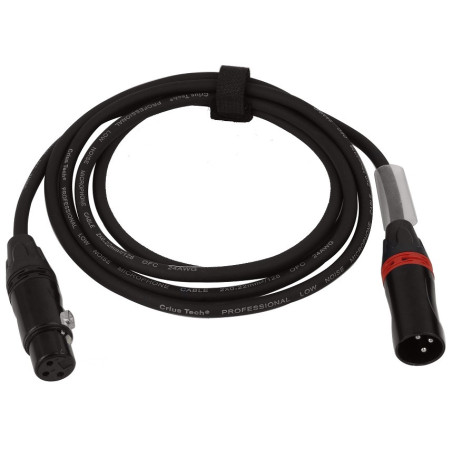 XLRG-2M - 2mtr XLR Male to Female Mic Cable