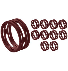 Crius Tech CIR-BRN - XLR ID Ring. Packet of 10pcs