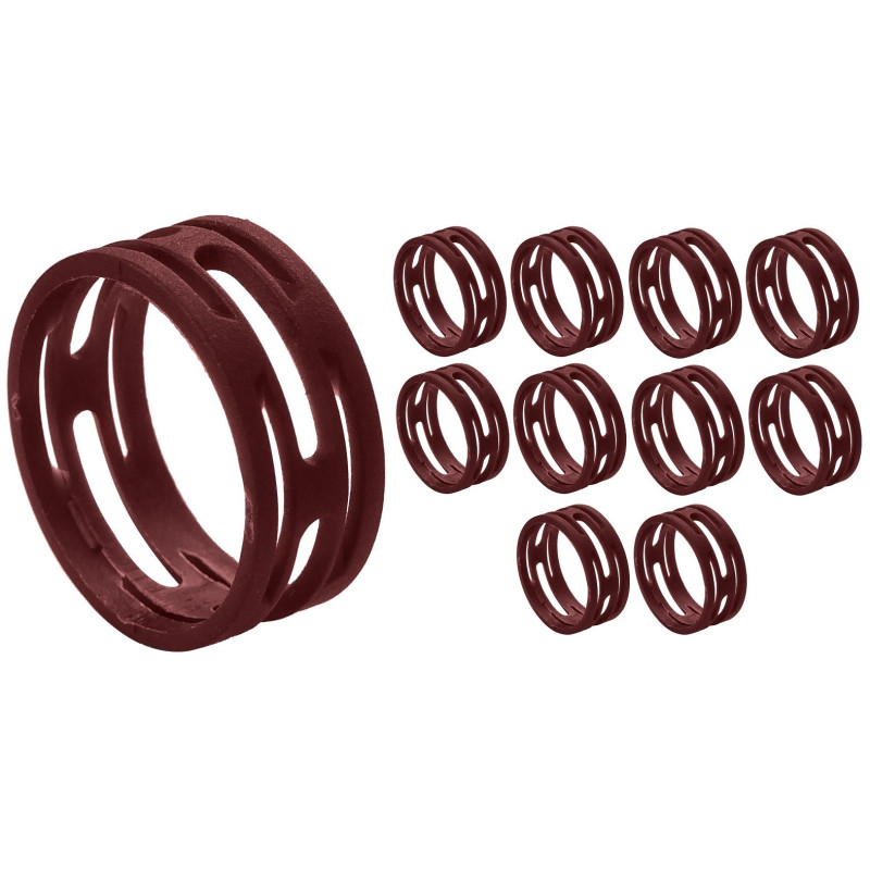 Crius Tech CIR-BRN - XLR ID Ring. Packet of 10pcs