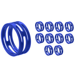 Crius Tech CIR-BLU - XLR ID Ring. Packet of 10pcs