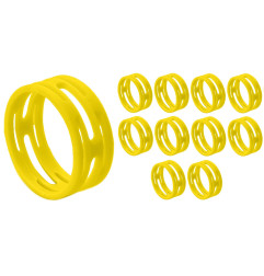 Crius Tech CIR-YEL - XLR ID Ring. Packet of 10pcs
