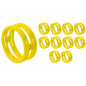 Crius Tech CIR-YEL - XLR ID Ring. Packet of 10pcs