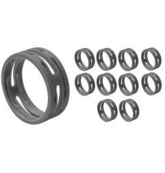 Crius Tech CIR-GRY - XLR ID Ring. Packet of 10pcs