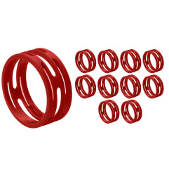 Crius Tech CIR-RED - XLR ID Ring. Packet of 10pcs