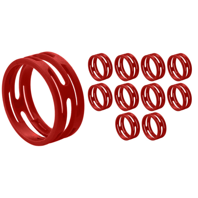 Crius Tech CIR-RED - XLR ID Ring. Packet of 10pcs