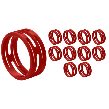 Crius Tech CIR-RED - XLR ID Ring. Packet of 10pcs