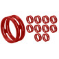 Crius Tech CIR-RED - XLR ID Ring. Packet of 10pcs