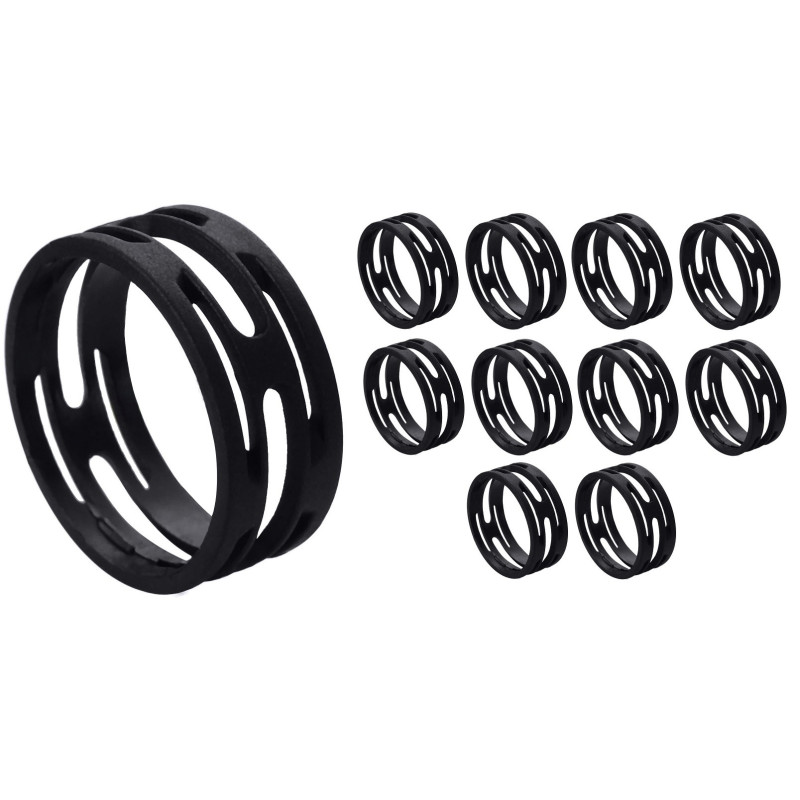 Crius Tech CIR-BLK - XLR ID Ring. Packet of 10pcs