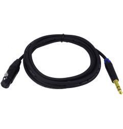 Crius Tech FXTRS-3M - Female XLR to Male TRS Audio Cable