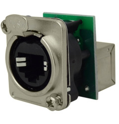 Crius Tech RJ45-PM, RJ45 Panel Mount Socket Connector