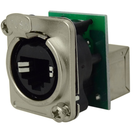 Crius Tech RJ45-PM, RJ45 Panel Mount Socket Connector