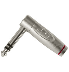 Crius Tech TRS-L90R - 90degree, 6.35mm TRS, In-Line Connector