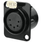 Crius Tech FX5-PM Female 5-Pin, Panel-Mount, XLR Socket