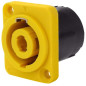 Crius Tech SP4Y-PM - 4 Pole Panel Mount Speakon Connector