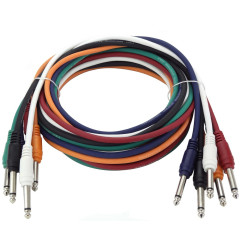 Crius Tech TS-2M-6P - 2mtr, 6pack, Audio Patch Cables