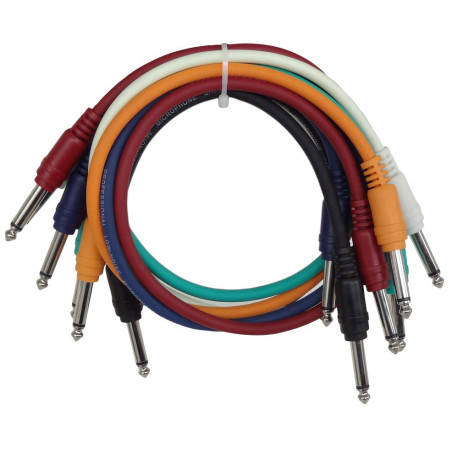 Crius Tech TS-0.6M-6P - 0.6mtr, 6pack, Audio Patch Cables