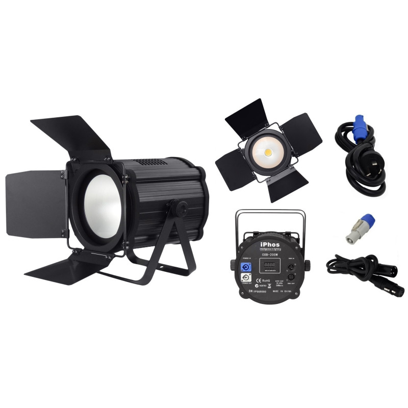 iPhos COB-200W 200watt, Warm White LED, Wash Projector iPhos COB-200W 200watt, Warm White LED, Wash Projector