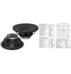 Crius Tech FB-1575G 15" Bass Driver