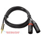 Crius Tech DXTRSE-3M - 3mtr Male XLR to Mini TRS Audio Cable