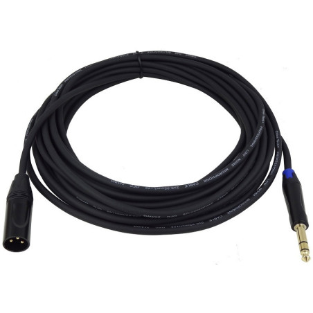 Crius Tech MXTRS-10M - 10mtr, Male XLR to Male TRS