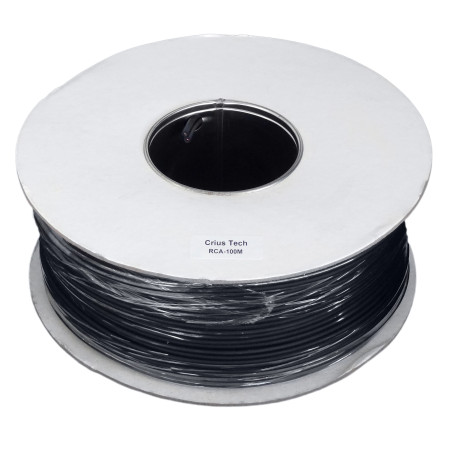 Crius Tech RCA-100 - 100mtr, Fig-8, Audio Cable