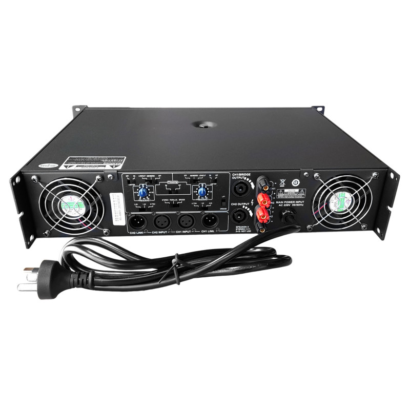Crius Tech AS-600X - 640watt RMS Power amplifier with X-Overs