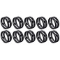 Crius Tech CIR-BLK - XLR ID Ring. Packet of 10pcs