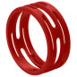 Crius Tech CIR-RED - XLR ID Ring. Packet of 10pcs