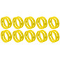 Crius Tech CIR-YEL - XLR ID Ring. Packet of 10pcs