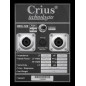 Crius Tech NEO-12X - 12" + Horn, Full-Range/Bi-Amp, Passive Spea